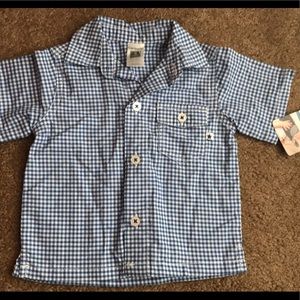Short Sleeve Button Down Carter’s Shirt
